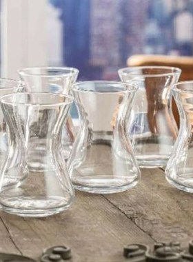 Turkish teacup set black tea Modern 6 pcs 125ml best cup cof