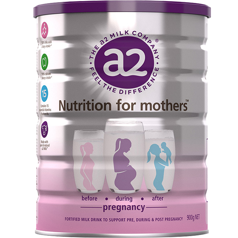 新西兰a2孕妇奶粉A2蛋白质产妇孕早中晚期哺乳期牛奶粉900g*1罐