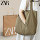 购物袋休闲款 ZAR FENDEN女士新款 超轻大容量尼龙布单肩托特包