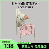 ZAR FENDEN高级感褶皱云朵包女2024新款 手提单肩链条包生日礼物