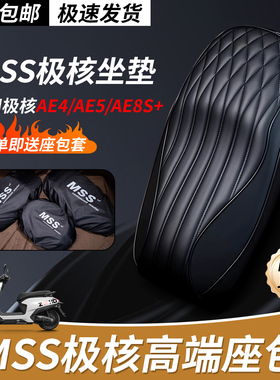 摩速仕mss坐垫极核AE5/AE4se/极核ae5ipro一体座电动车改装防水