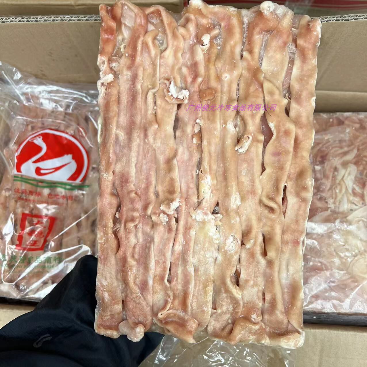 冷冻鹅肠 24斤/箱 火锅食材鹅肠 卤水鹅肠 一件起广东省内包邮