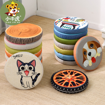 小巾虎蘑菇垫可脱洗颜色多