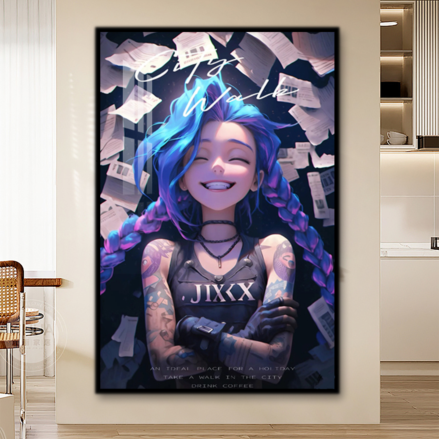 金克丝挂画英雄联盟LOL暴走萝莉