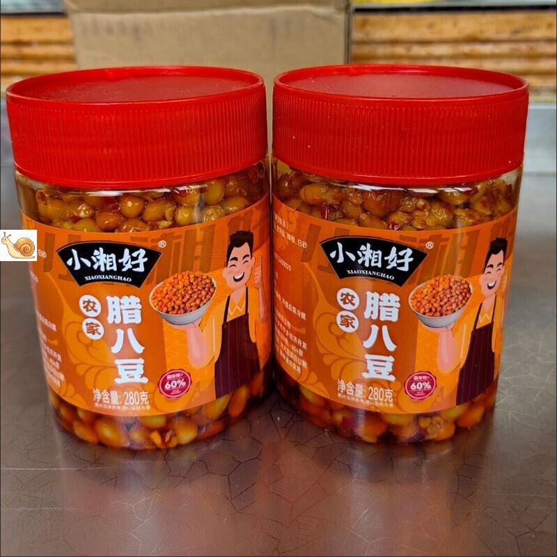 农家腊八豆湖南特产下饭菜即食酱菜咸菜黄豆酱豆豉酱豆瓣酱拌饭酱