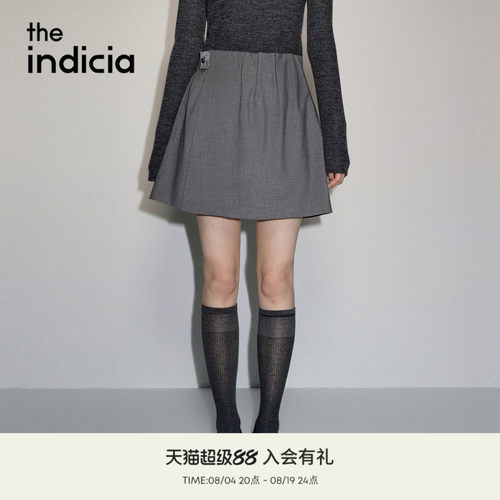 the indicia标记2026秋季新款高级通勤气质半身裙A字裙L2C6QZ215Z