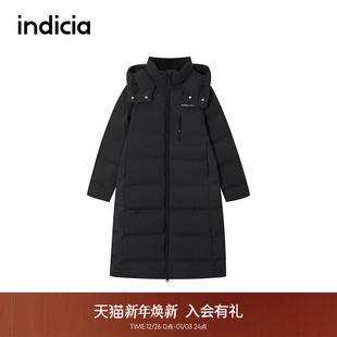 简约通勤保暖羽绒服 indicia标记25冬新款 F2D5YR513N 秀场同款