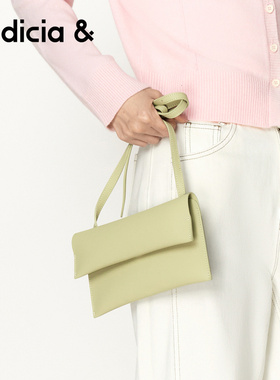 indicia&商场同款高级牛皮翻盖式时尚单肩斜挎法棍包BF2A6BP162