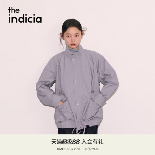the indicia标记2026秋季新款香芋紫显白小众宽松外套 L2C6WT263Y