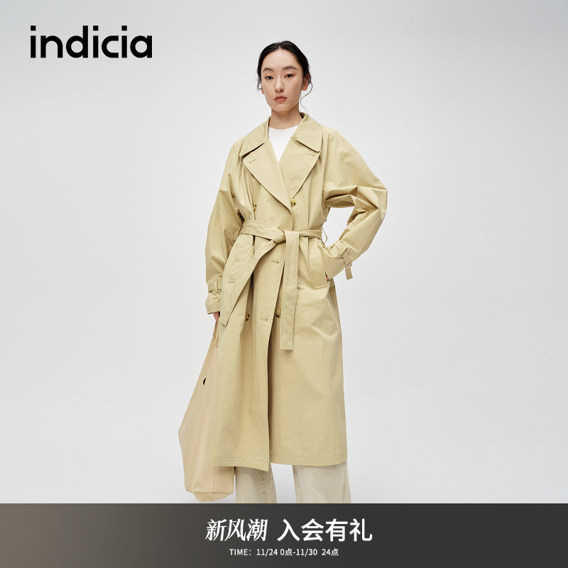 标记优雅气质通勤风衣