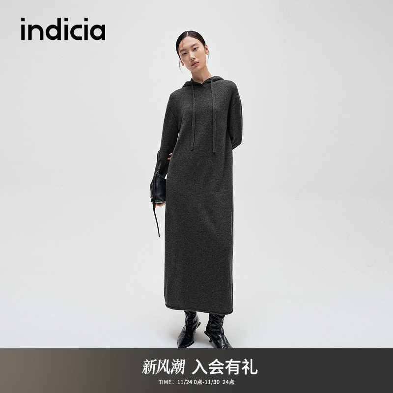 indicia标记简约百搭舒适连衣裙