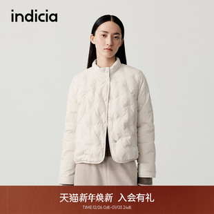 2025年新款 羽绒服女款 YR508C 90%白鸭绒轻薄短款 indicia标记商场款