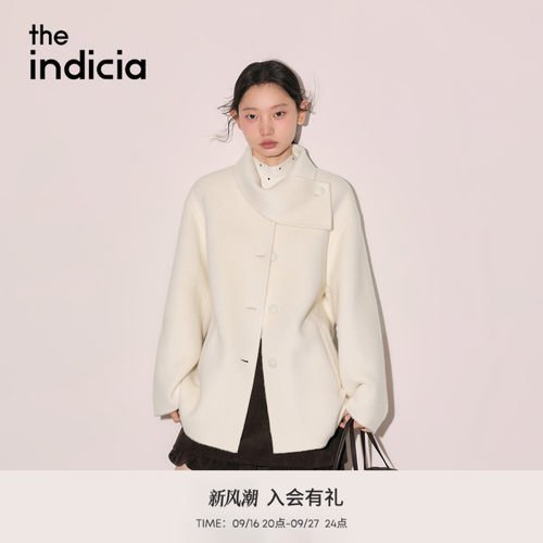 the indicia标记2026冬季新款朦胧柔光质感一手长大衣L2D6DY340Z