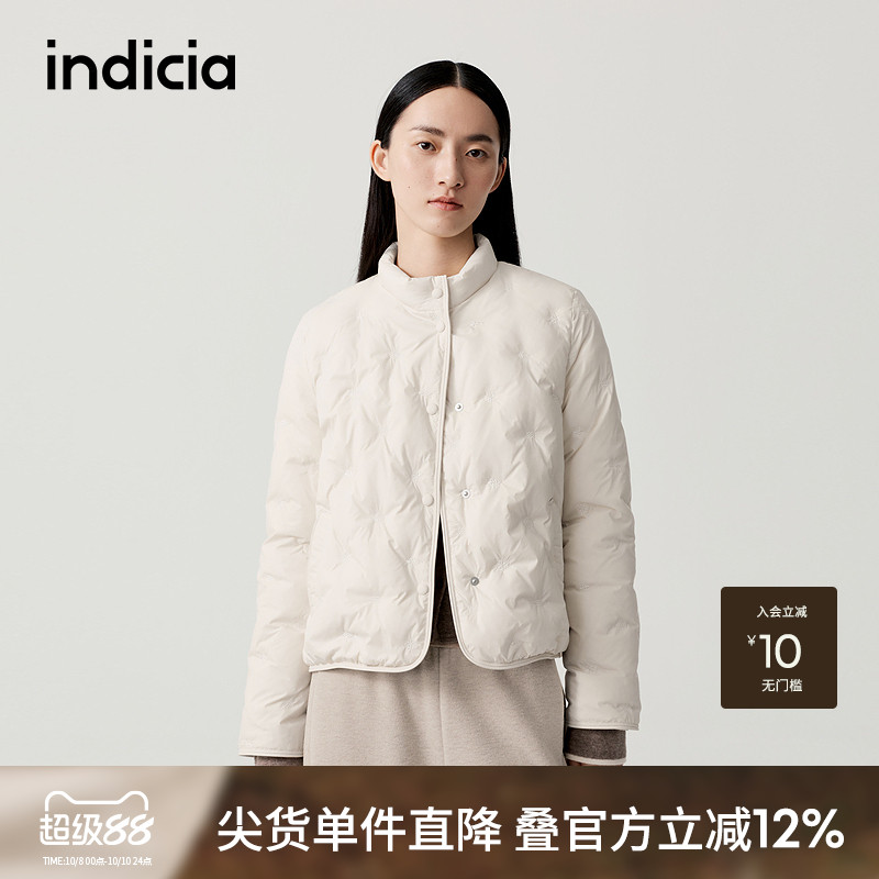 indicia标记白鸭绒轻薄羽绒服