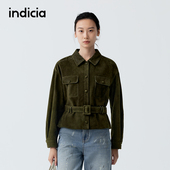 indicia标记商场同款 F2C5PY416C 酷飒设计感皮衣外套 2026春季 新款