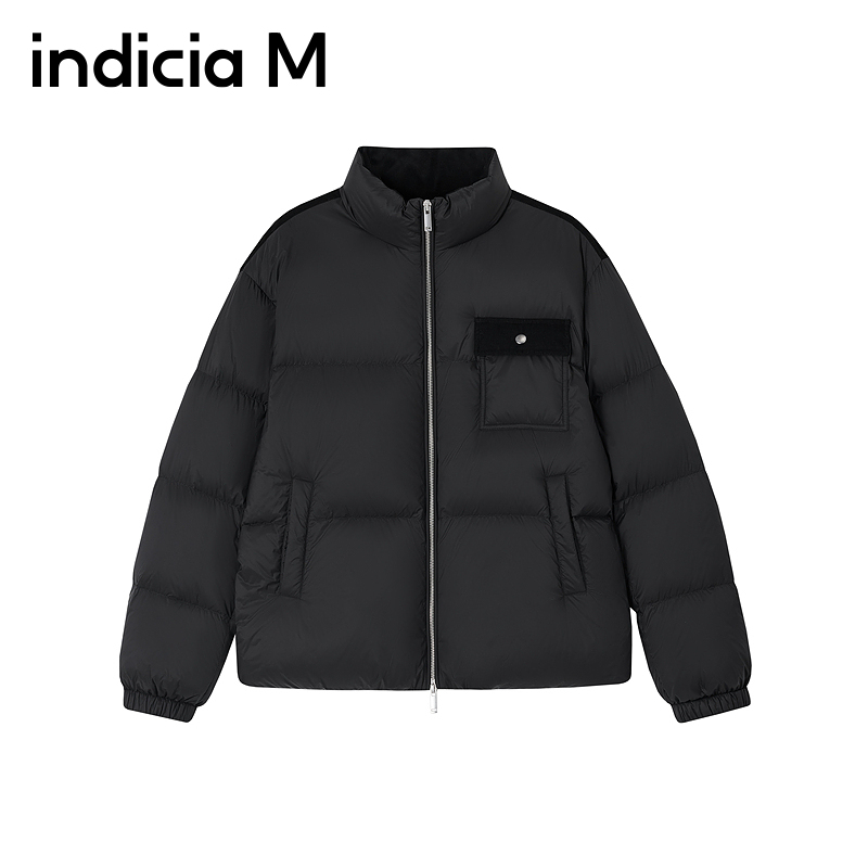 indiciaM标记男装商场同款2025冬季新款简约时尚羽绒服M2D5YR195L
