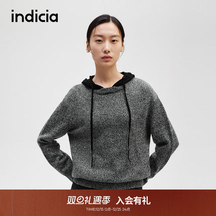 indicia标记商场同款25秋冬新款随性慵懒感百搭毛衫F2D4MS690N