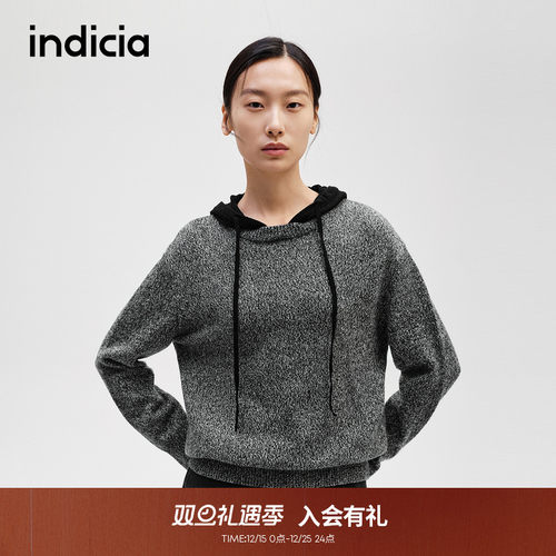 indicia标记随性慵懒感毛衫