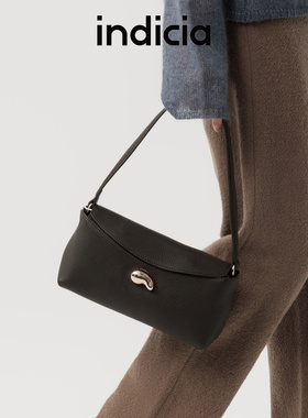 indicia标记包包头层牛皮单肩腋下包甜美豆子信封包AF2C4BP359