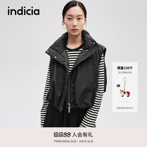 indicia标记简约百搭羽绒马甲