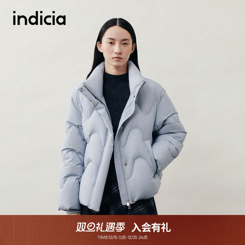 indicia标记90鸭绒立领羽绒服