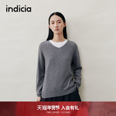 indicia标记2025冬新款 简约气质多色可选亲肤柔软毛衫 L2D5MS290