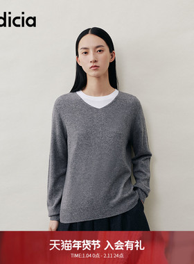indicia标记2025冬新款简约气质多色可选亲肤柔软毛衫 L2D5MS290