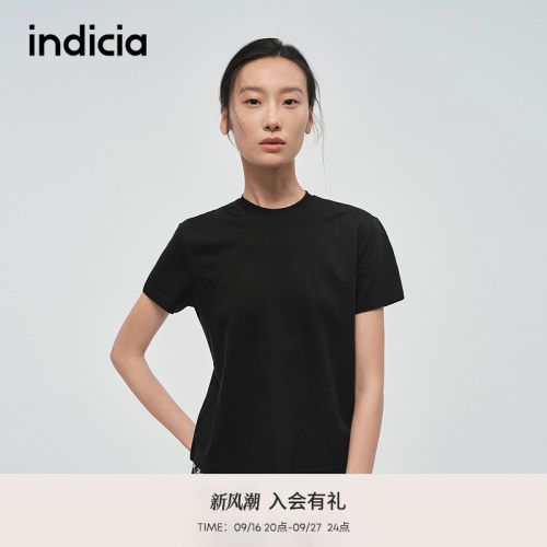 indicia标记时尚简约T恤短袖