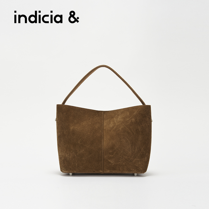 indicia&标记单肩托特包AF2C5BP106高级磨砂牛皮革小众设计时潮感