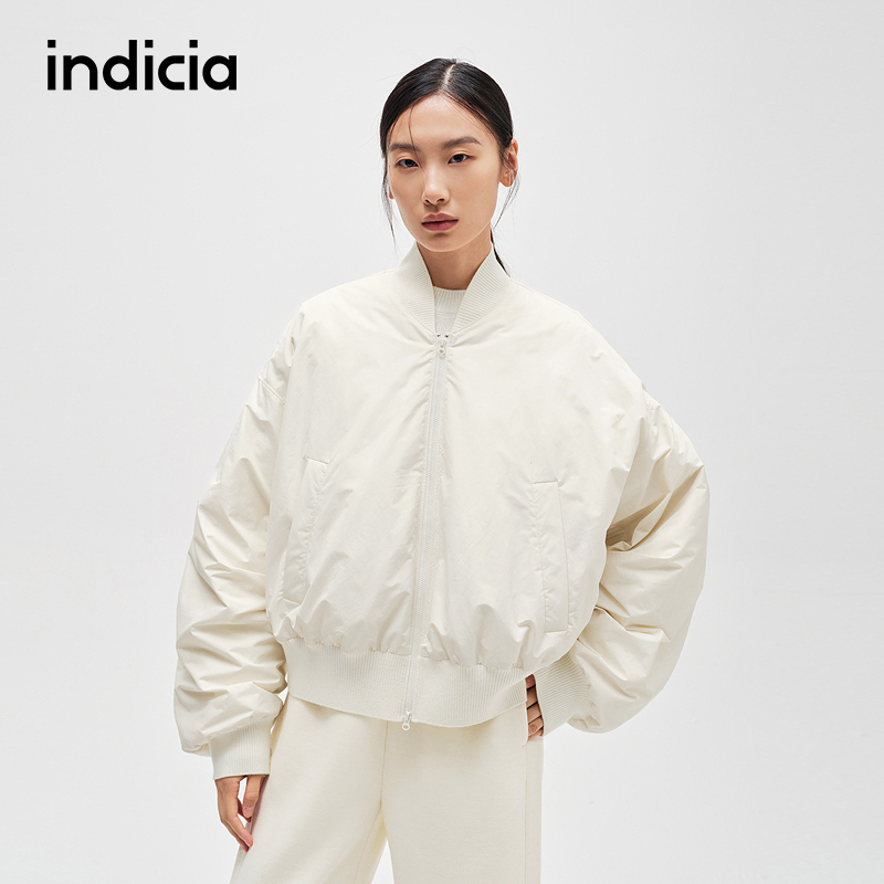 indicia标记休闲简约棒球服