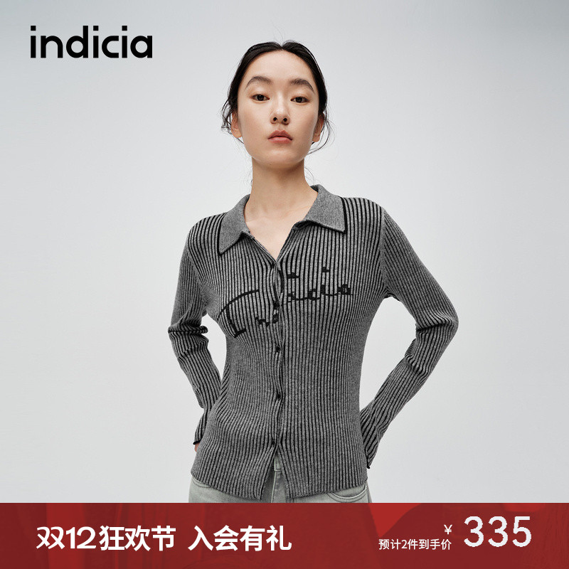 商场同款针织毛衫indicia