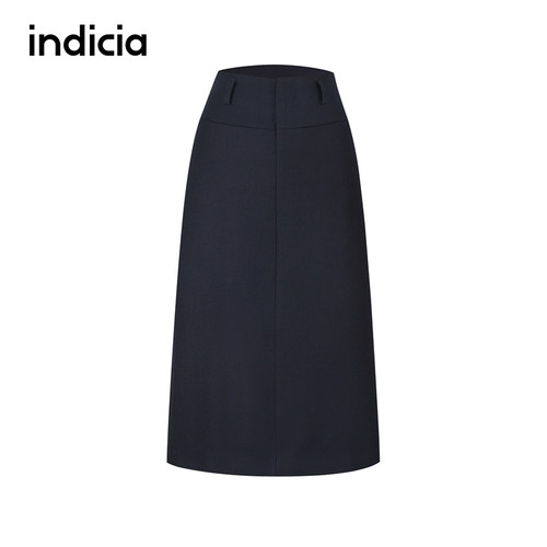 indicia标记商场同款2025冬季新款简约优雅气质半身裙 F2D5QZ652C