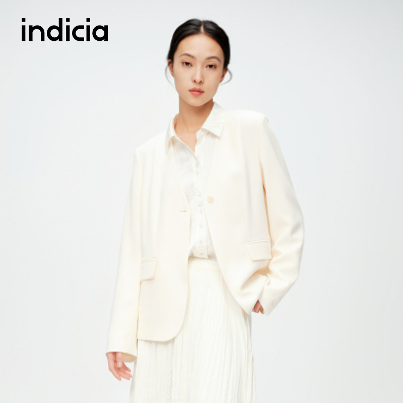 indicia标记高级感通勤百搭西装