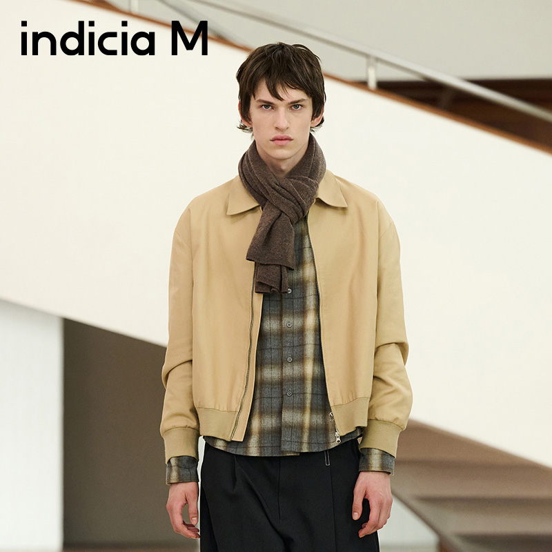 【秀场同款】indiciaM标记男装2025冬新款简约百搭外套M2D5WT123L