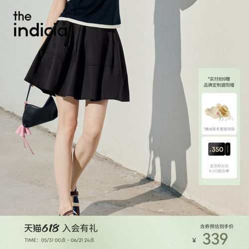 indicia标记2026夏季新款高级甜酷氛围显瘦短裙半身裙 L2B6QZ119F