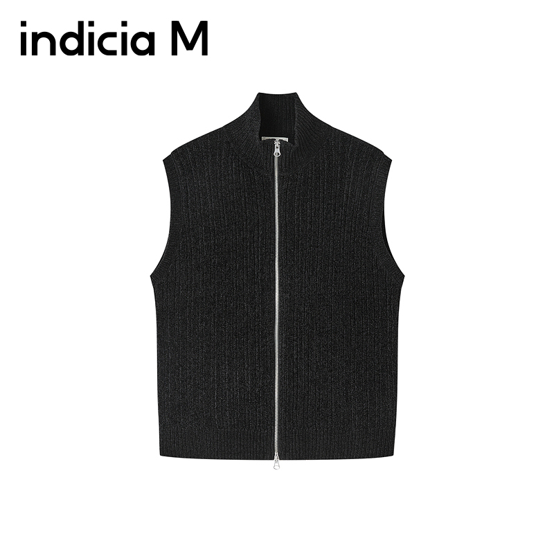 indiciaM标记男装商场同款2025冬季新款简约风百搭马甲M2D5MJ197L