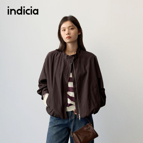 indicia标记商场同款2026秋季新款松弛感通勤短外套女F2C6WT344F