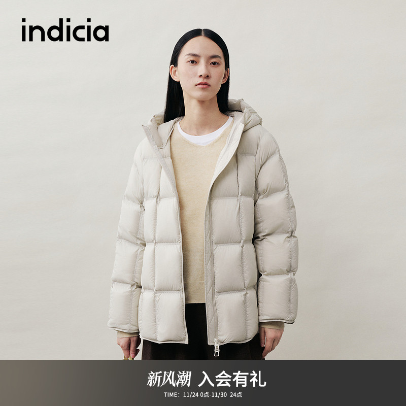 indicia标记90鸭绒泡芙羽绒