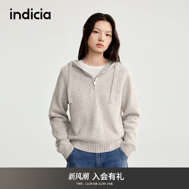 indicia标记温柔慵懒风羊毛衫