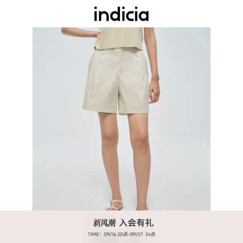 indicia标记简约工装风休闲短裤