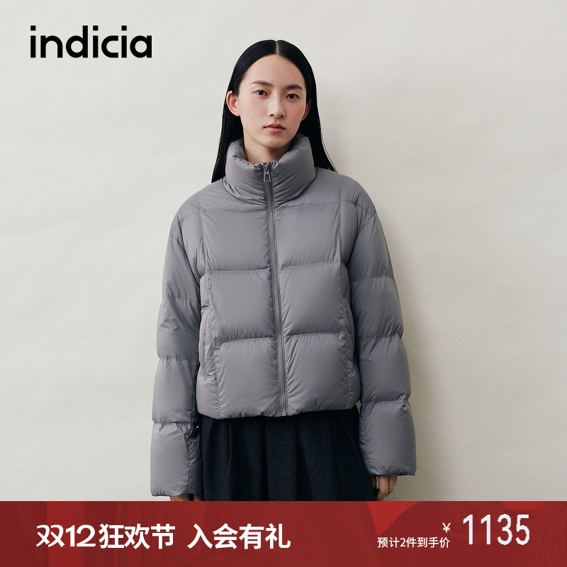 indicia鸭绒短款羽绒服