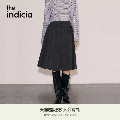 the indicia标记2026秋季新款韩系复古学院氛围半身裙 L2C6QZ253Y