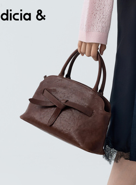 indicia&标记商场同款AF2D5BP147手提斜挎高级牛皮中号通勤贝壳包