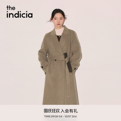 the indicia标记2026冬新款高级质感绵羊毛+山羊绒大衣L2D5DY244Z