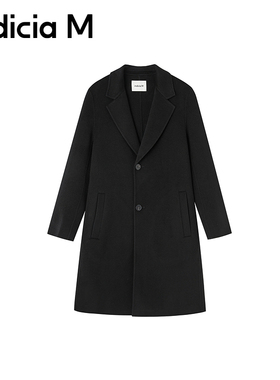 【秀场同款】indiciaM标记男装2025冬新款气质毛呢大衣M2D5DY175B