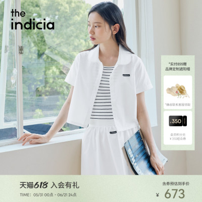 the indicia标记2026夏季新款学院风极简松弛感短裙套装L2B6TZ169