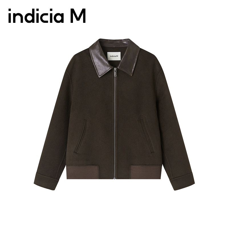 indiciaM标记男装商场同款2025冬季新款简约通勤风大衣M2D5DY158B