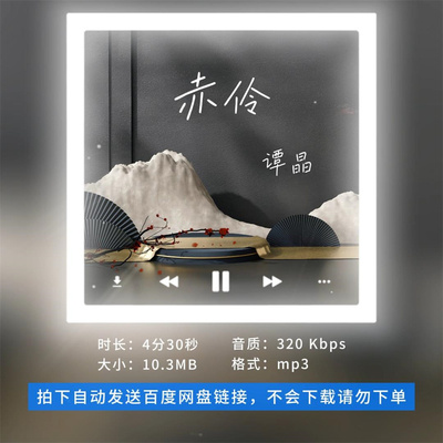 【淘淘伴奏】B2286谭晶 赤伶 伴奏 无人声