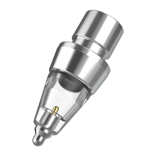 木米绘事适用苹果Apple Pencil泰坦笔尖一二代通用强化改造半金属耐磨防滑阻尼针管静音小黑头iPad钢化类纸膜