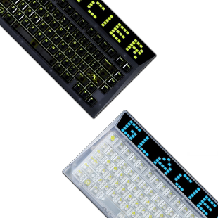 Angry Miao 怒喵 冰川透明键帽 CYBERBOARD系列无线机械键盘键帽